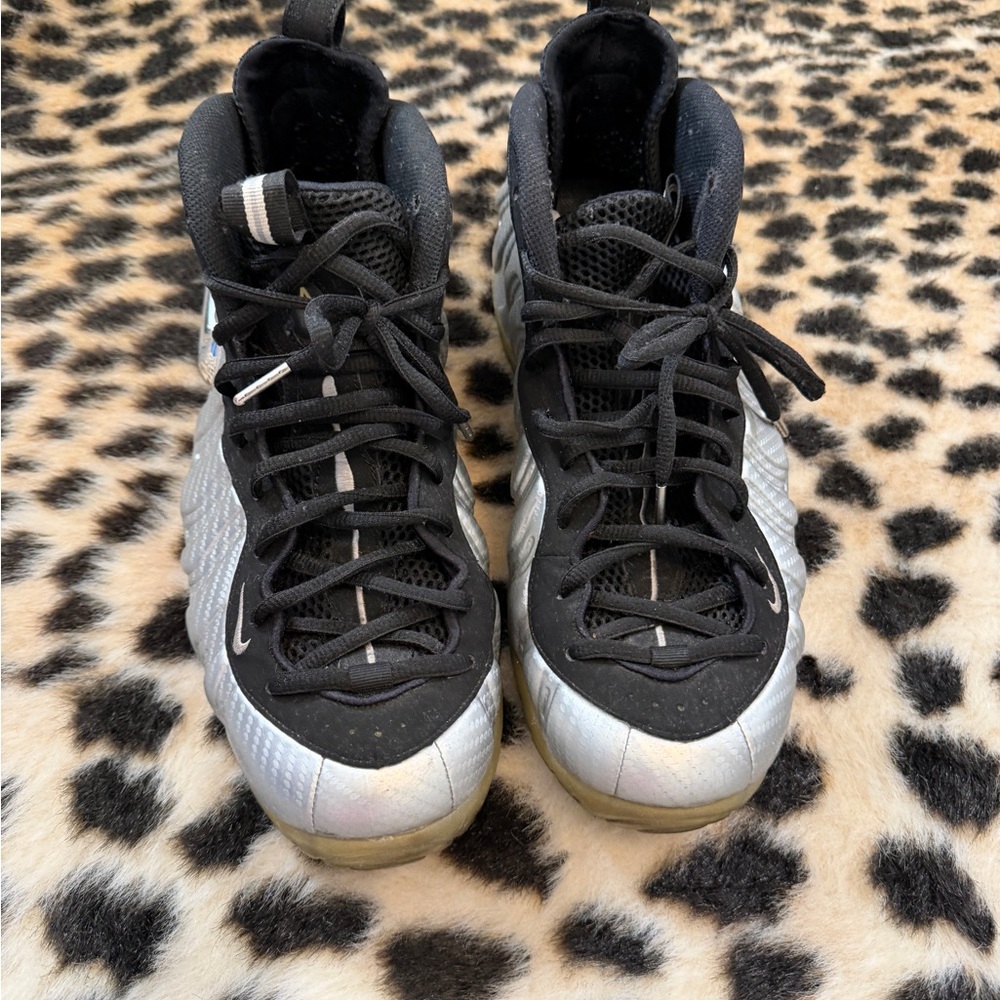 Nike Air Foamposite Pro Silver(616750-004) Men Sz 13